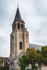 Fototapeta na wymiar Bell tower of a Church in Paris.