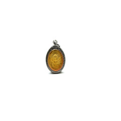 religious Buddha Amulet Pendant - small thai asian buddha magic amulet image used as amulets pendant,thai amulet on white image background