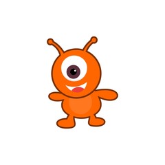 illustration of monster design vector