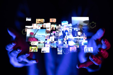 Internet broadband and multimedia streaming entertainment