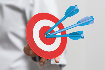  makes a dart throw on the target. The concept of persistence in business..