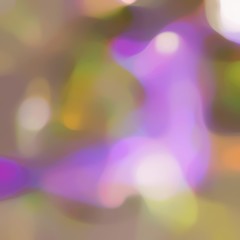 blurred bokeh square format background with pastel brown, pastel violet and gray gray colors and free text space