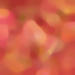 unfocused square format background bokeh graphic with moderate red, peru and dark salmon colors and space for text or image