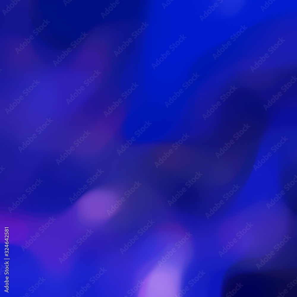 Fototapete unfocused smooth square format background graphic with dark blue, midnight blue and medium blue colo