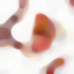 blurred bokeh iridescent square format background graphic with moderate red, linen and tan colors space for text or image