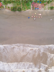 Peruibe city and beach in Brazil