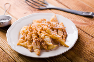 Delicious fried angel wings