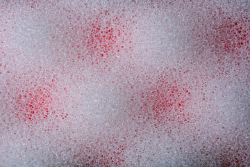 The texture of a white sponge. Abstract background. Close-up. Sponge Natural Patterns Texture Background For Background. Macro