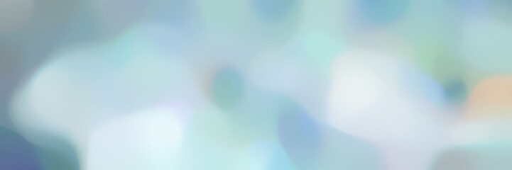 blurred bokeh landscape format background graphic with pastel blue, light steel blue and lavender colors and space for text