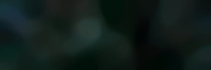 blurred landscape format background with very dark green, very dark blue and black colors and space for text or image