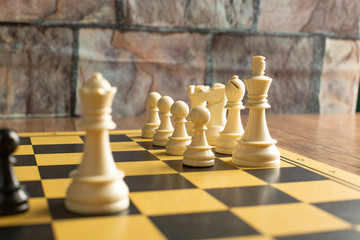 White league domination on the chessboard