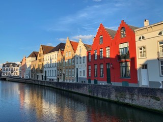 Fototapeta na wymiar Cityscape in Bruges, Belgium