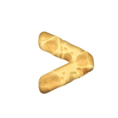 Swiss Cheese Letter - 3D render