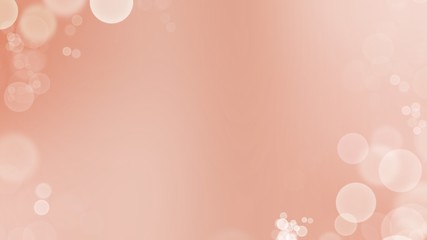 Digital illustration of a beige red rectangular horizontal background with bokeh effect. Print for fabrics, posters, banners, web design, cards, paper packaging and products, scrapbooking.