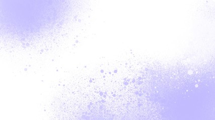 Digital illustration of a rectangular horizontal lavender background with white airbrush splashes. Print for fabrics, posters, banners, web design, cards, paper packaging and products, scrapbooking.