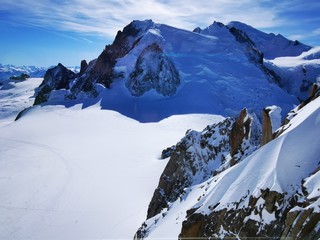 Fototapeta na wymiar Chamonix mont blanc mountain mountains france europe fun play happy travel vacation ski snow snowboard