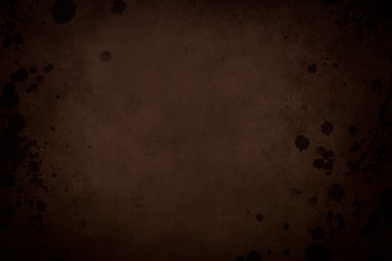 dark grunge background with black vignette borders and stains