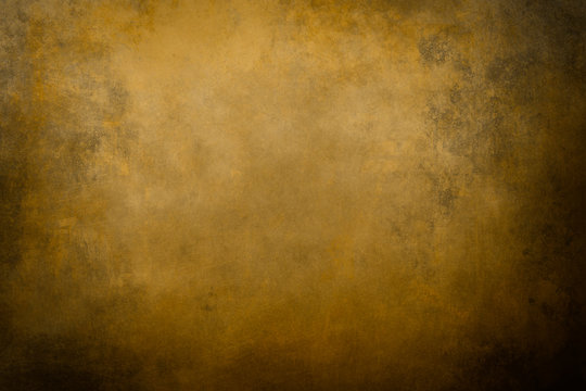 golden grunge background or texture