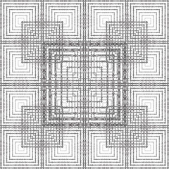  visual geometry square perspective white background