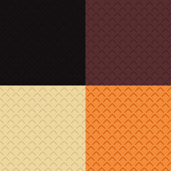 Four colors pattern waffles texture 
