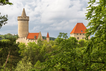 Obraz na płótnie Canvas Kokorzhin - Kokorin castle in Czech Republic