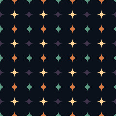An abstract seamless star shape pattern background image.