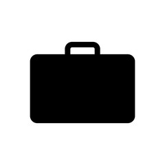 Suitcase, Luggage icon, logo isolated on white background