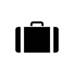 Suitcase, Luggage icon, logo isolated on white background