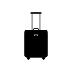 Suitcase, Luggage icon, logo isolated on white background
