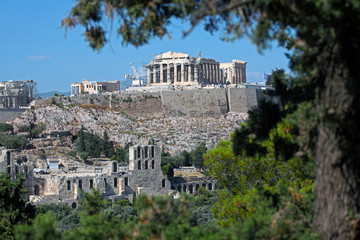 Fototapeta na wymiar acropolis of athens, greece