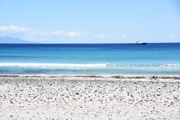 Fototapeta na wymiar Japanese scenic spot / Izu Shirahama Beach in Shimoda City, Shizuoka Prefecture.