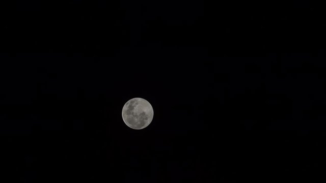 full moon in the sky time lapse supermoon 
