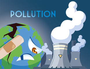 planet earth sick from pollution