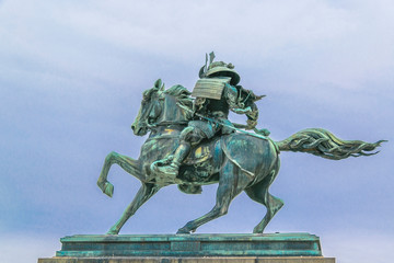 Fototapeta premium Kusunoki Masashige Statue, Tokyo, Japan