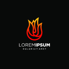 Fire Logo  Design Concept