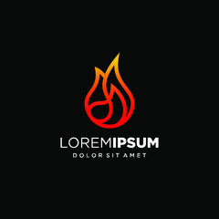 Fire Logo  Design Concept