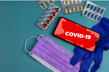 COVID 2019. Corona virus outbreaking. Epidemic virus Respiratory Syndrome. China.
