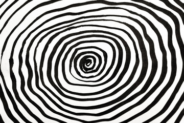 Line drawing spiral pattern for background