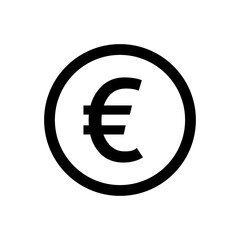 euro coin icon