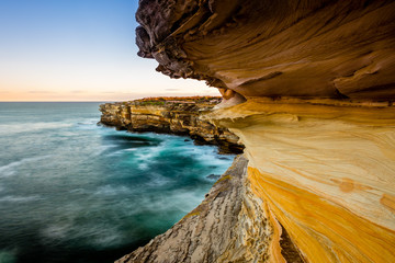 Australia coastline in Kamay Botany Bay Nationa Park