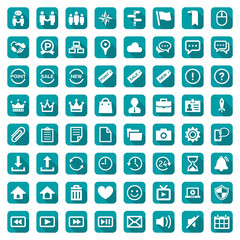 アイコン　フラットデザイン