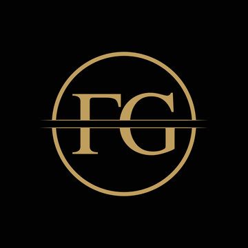 FG letter Type Logo Design vector Template. Abstract Letter FG logo Design