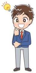 高校生のイラスト 男子 男 中学生 ブレザー マンガ アニメ