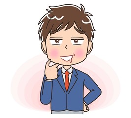 高校生のイラスト 男子 男 中学生 ブレザー マンガ アニメ