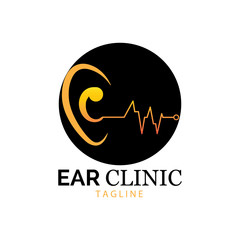 Hearing Logo Template vector icon design