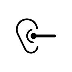 Hearing Logo Template vector icon design