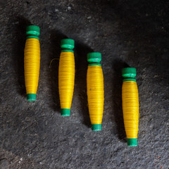 pirn bobbin for hand shuttle for traditional hand loom