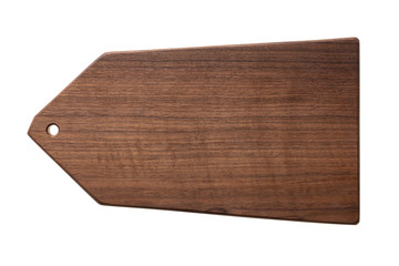 Handmade walnut wood chopping board.