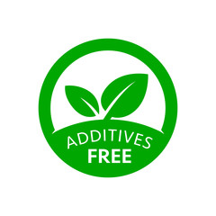 Additives free icon product labels