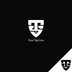 Initial TS logo design, TS logo design with Shield style, Logo for game, esport, community or business.